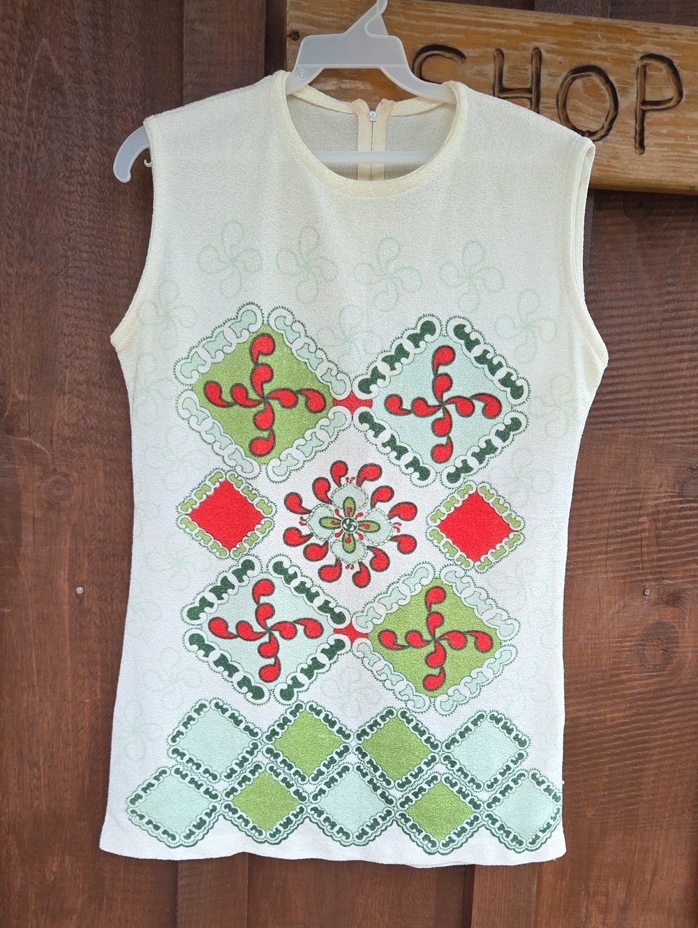 1960s Wild N Groovy Tunic Top